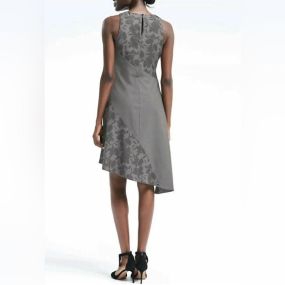 Banana Republic Asymmetrical Bias Cut wool blend DRESS - Picture 2 of 8